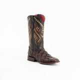 Ladies Ferrini Boots - Chocolate - Bronco