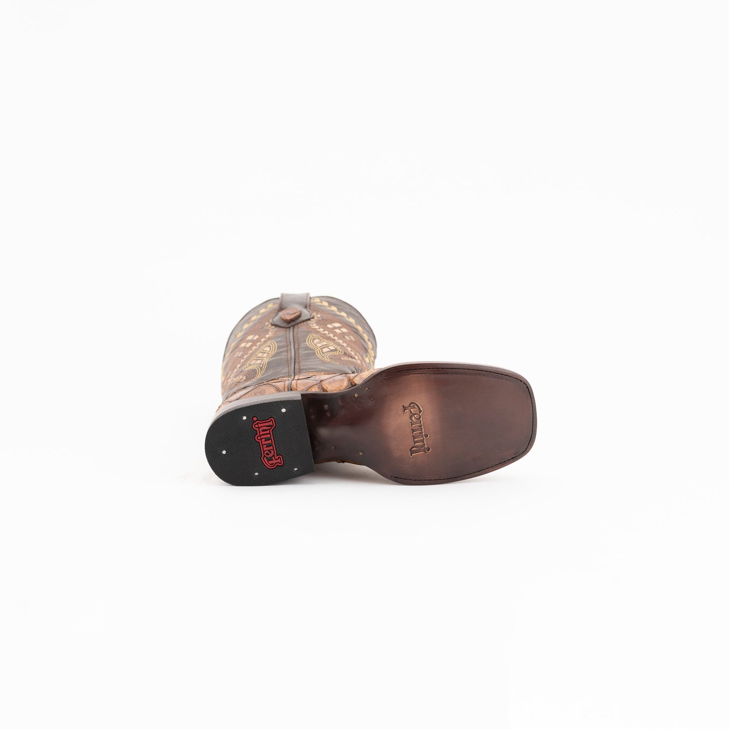 Ladies Ferrini Boots - Cigar - Bronco