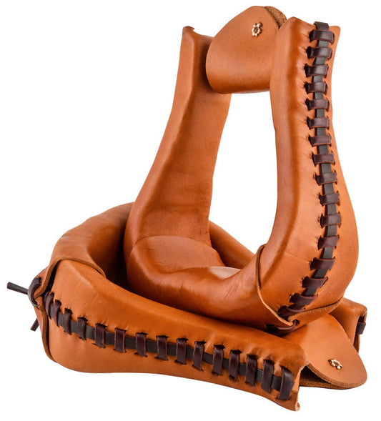 Laced Leather Stirrups by Circle Y