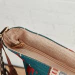 Aztec Western Tassel Crossbody Bag - Sapphire