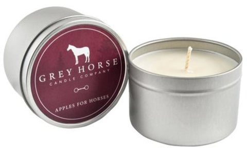Grey Horse Candle Tin - 8 oz