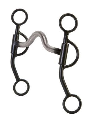 Stacy Westfall Curb Bit with 5" Sweet Iron Medium Port Mouth