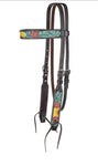 Rising Sunflower Browband by Circle Y