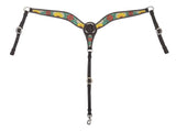 Rising Sunflower Breast Collar by Circle Y