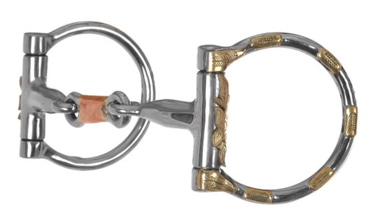 Reinsman Brass Accent Stainless D Dee Bit