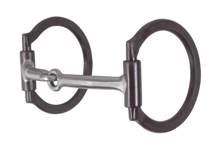 Reinsman Smooth Brown Iron Snaffle