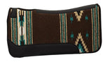 Contoured Single Weave Wool Blend Felt Saddle Pad