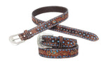 Bronco Blue Texas Belt by Circle Y