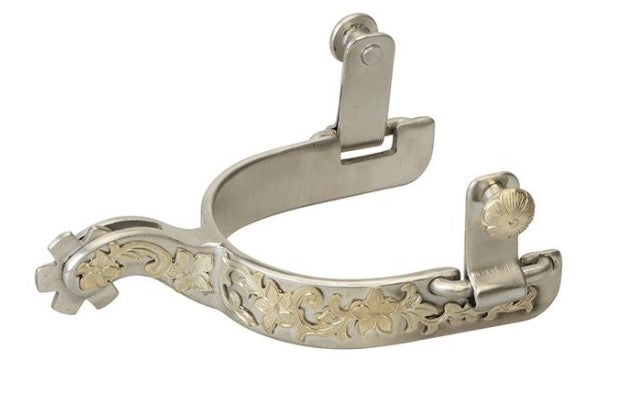 Show Spurs with Floral Design