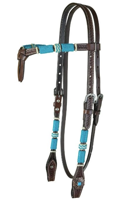 Turquoise Roundup Futurity Brownband by Circle Y