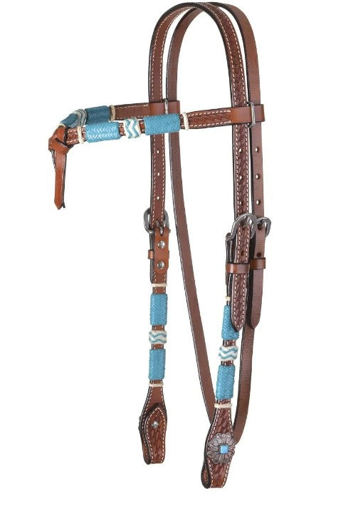 Turquoise Roundup Futurity Brownband by Circle Y