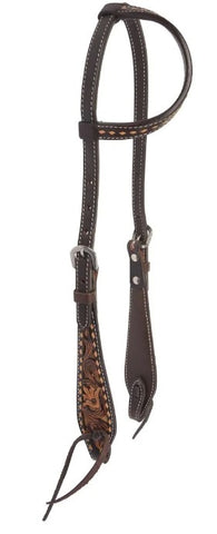 Dusty Floral One Ear Headstall by Circle Y
