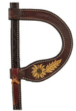 Golden Sunflower One Ear Headstall