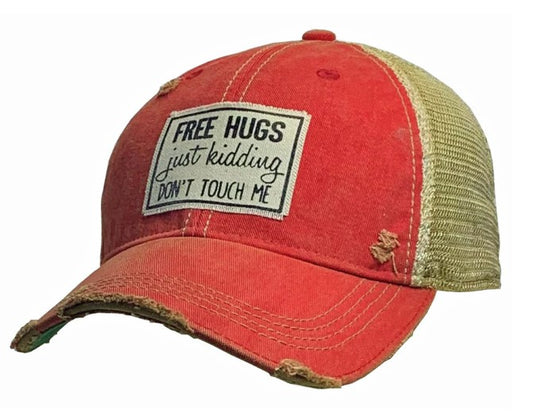 Free Hugs Vintage Trucker Cap