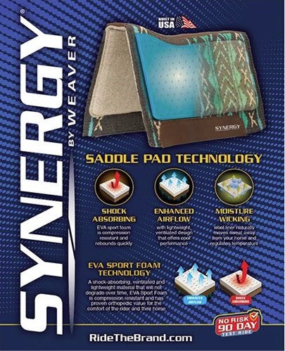 Close Contact Wool Felt Saddle Pad