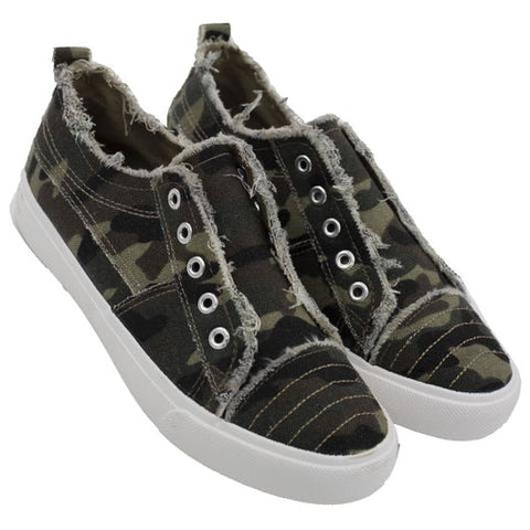 Ladies Camo Sneaker by Girle Girl