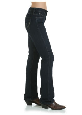 Wrangler Q-Baby Ladies Jean - Dark Dynasty