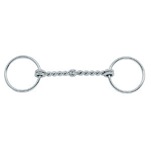 Draft Bit with 6" Single Twisted Wire Snaffle Mouth - 25-8397