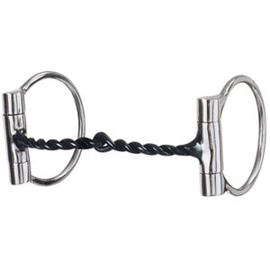 Offset Dee Bit with 5" Sweet Iron Twisted Wire Mouth