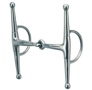 Weaver Full Cheek Snaffle Bit with 5" Eggbutt Mouth