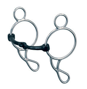 Weaver Gag Bit with 5-1/2" Sweet Iron Snaffle Mouth