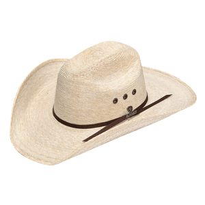 Ariat Men's Natural Palm Straw Cowboy Hat