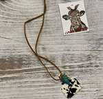 Cow Tag Necklace