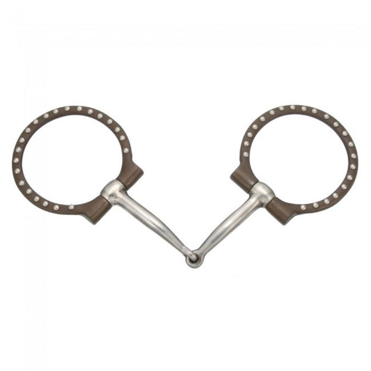 Kelly Silver Star Off-Set Dee w/ Dots Snaffle