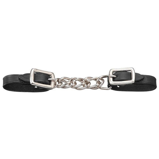 Tough-1 Miniature Leather Curb Chain