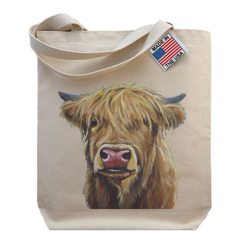 Tote Bag Highland Cow