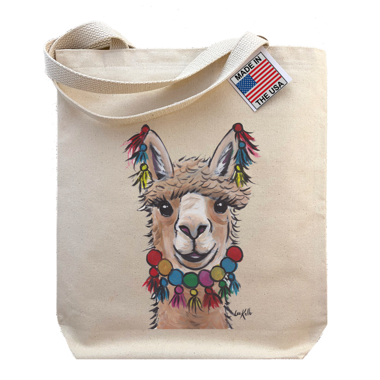 Tote Bag Tassel Alpaca