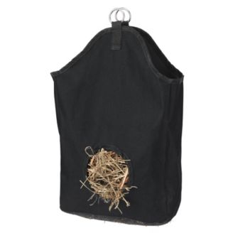 Tough-1 Miniature Canvas Hay Pouch - Black