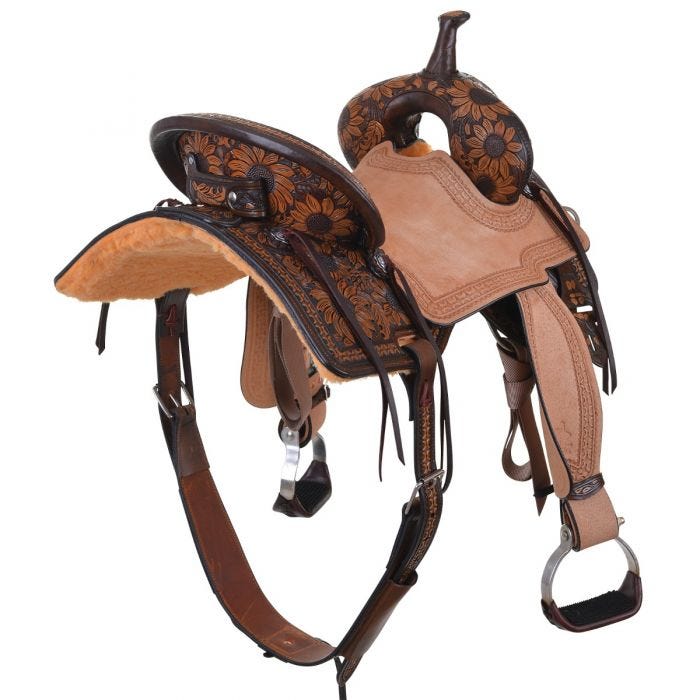 MJ51 Josey Cash You Are My Sunshine Barrel Saddle