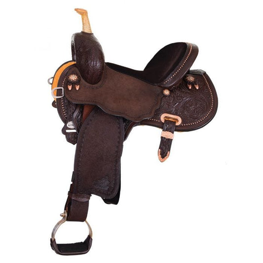 MJ79 Josey Ultimate Cash Barrel Saddle - Chocolate