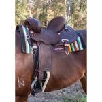 MJ79 Josey Ultimate Cash Barrel Saddle - Chocolate