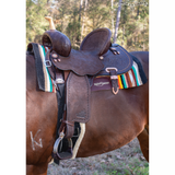 MJ79 Josey Ultimate Cash Barrel Saddle - Chocolate