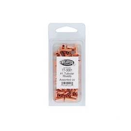Tubular Rivets Copper - Various Sizes