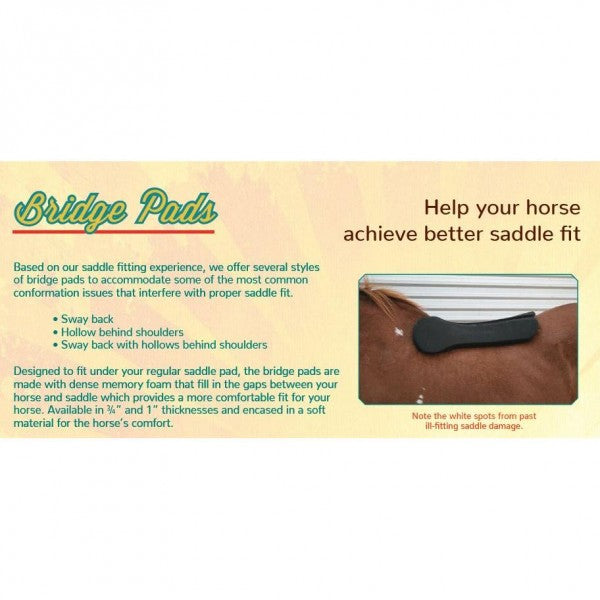 Circle Y Memory Foam Bridge Pad 40