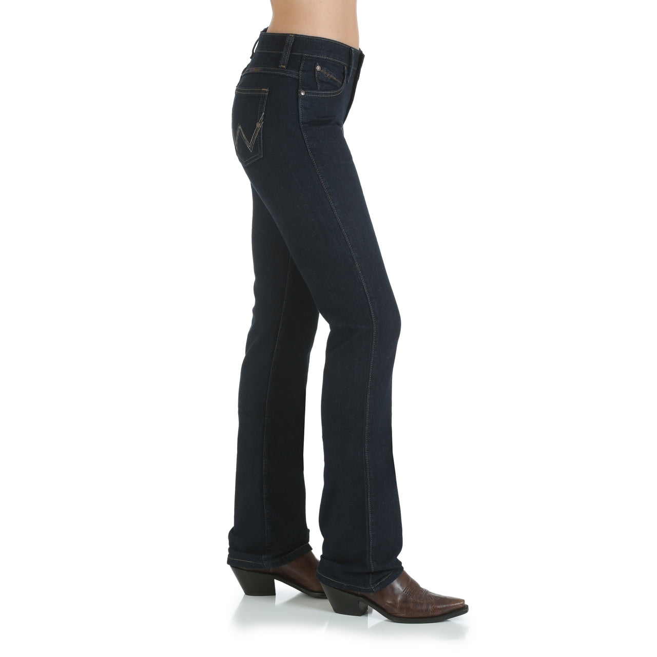 Wrangler Q-Baby Ladies Jean - Dark Dynasty